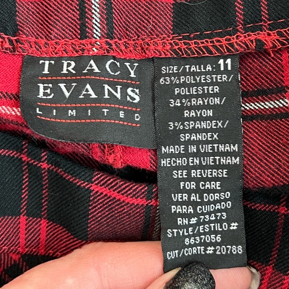 Tracy Evans Ltd Plaid skirt - Picture 4 of 4